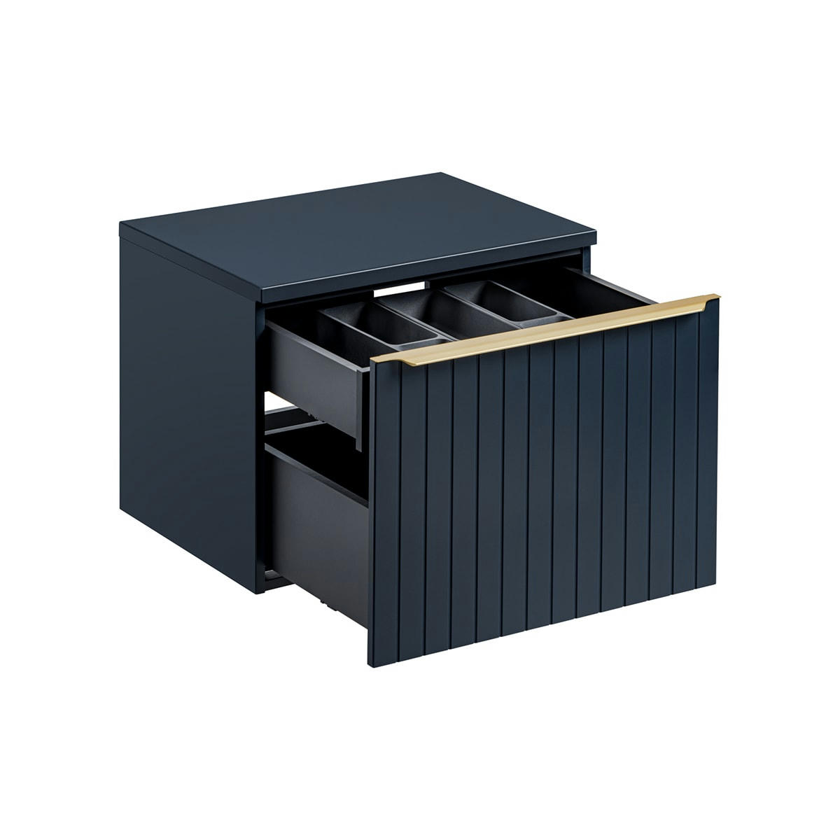 - Meuble sous-vasque 60cm bleu