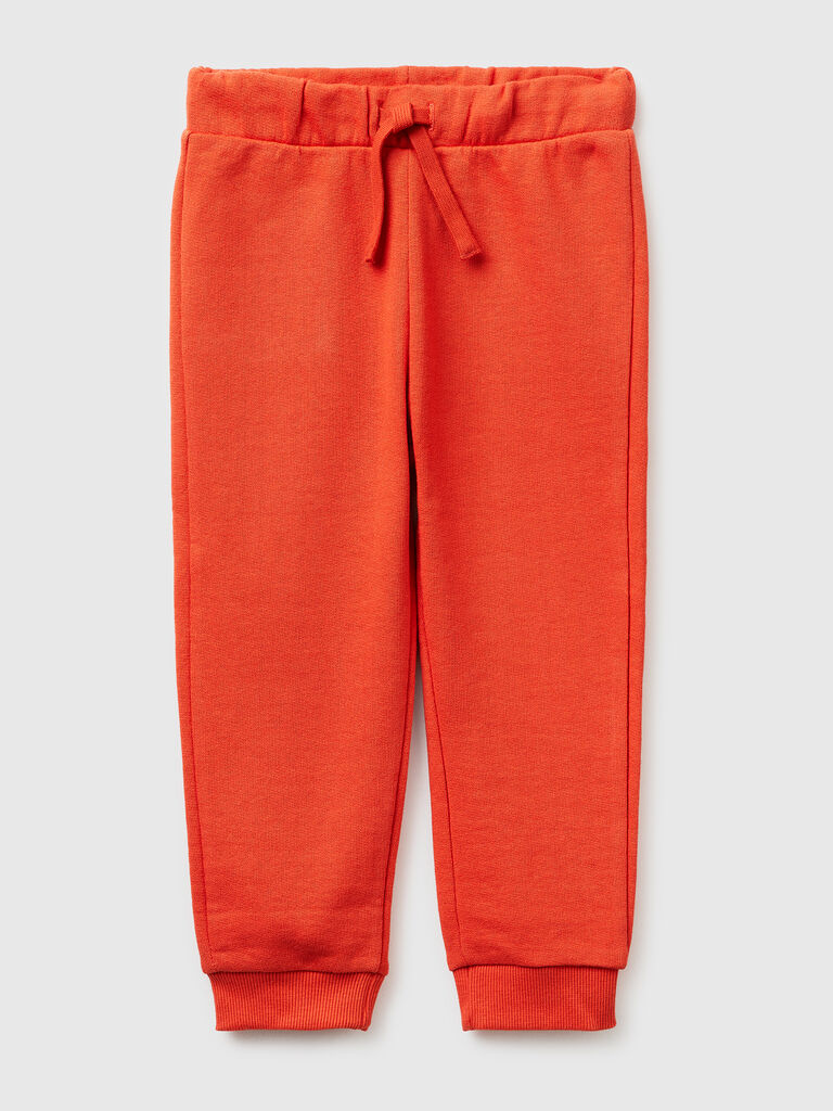 Organic cotton sweatpants with logo