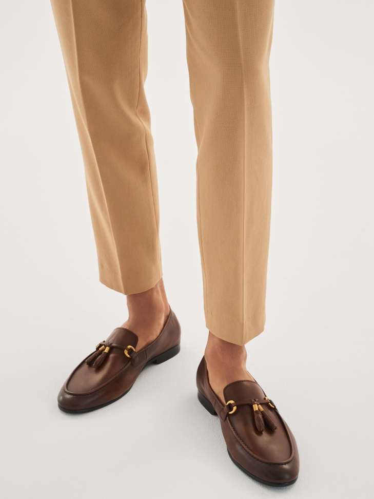 Men's brown loafers