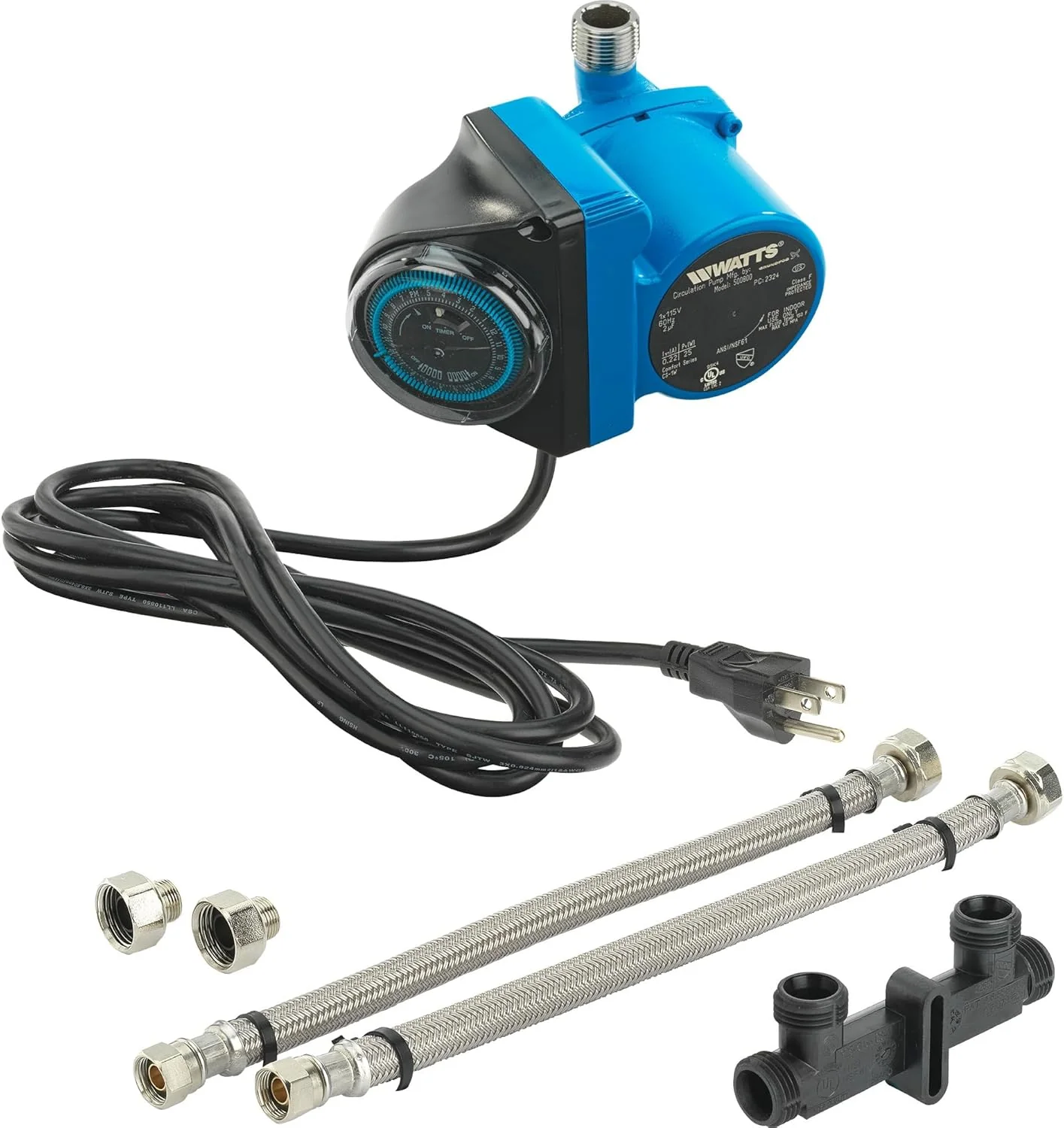 H2O Hot Water Circulation System, Programmable Timer, Instant Hot Water, Pump  Complete Kit, Easy DIY Install(New Model Version)