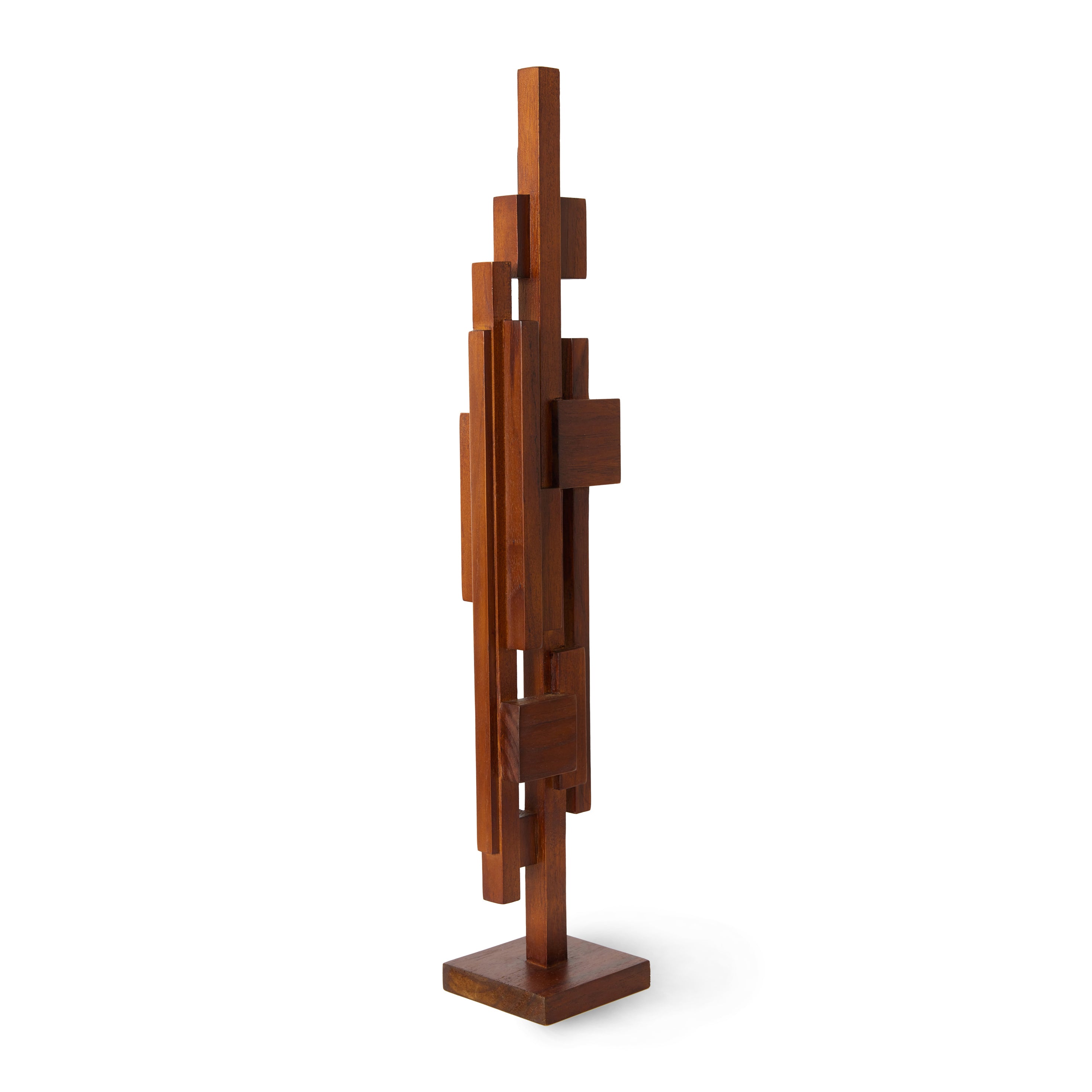 HKliving Skyline Sculpture Ornament - Espresso M