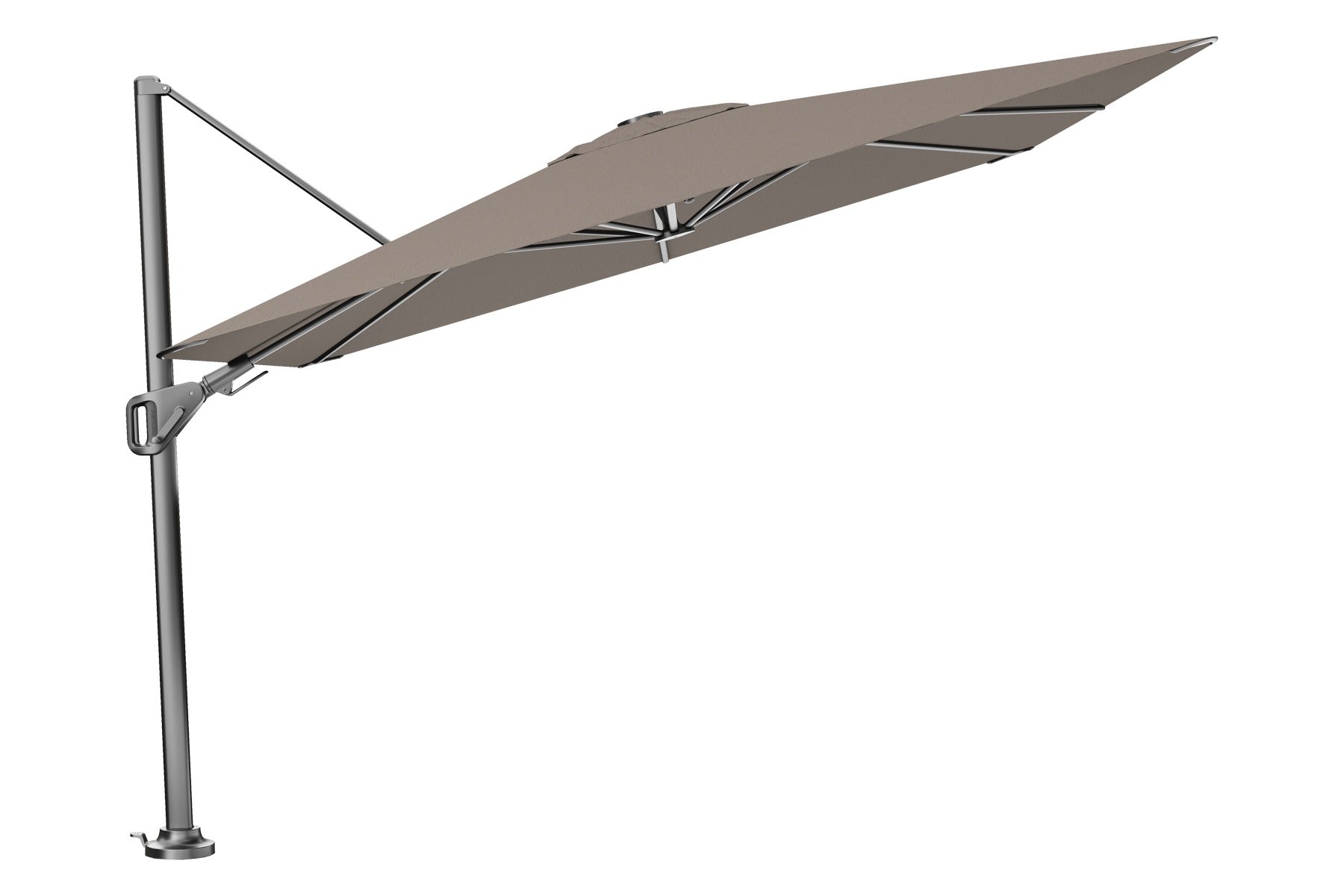 Platinum Nexus T2 zweefparasol Premium 3x3 – Havana Taupe