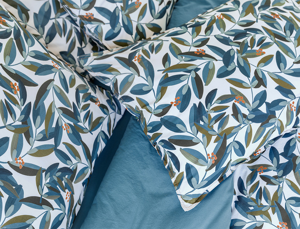 Linge de litDans la pergola