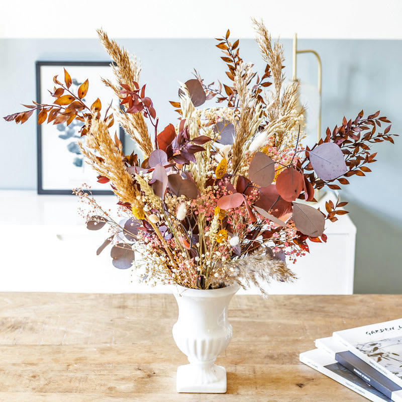 - Bouquet de fleurs séchées à base de pampa naturelle
