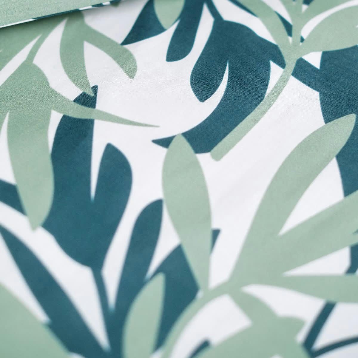 - Parure de lit en Polyester Vert 220x240 cm