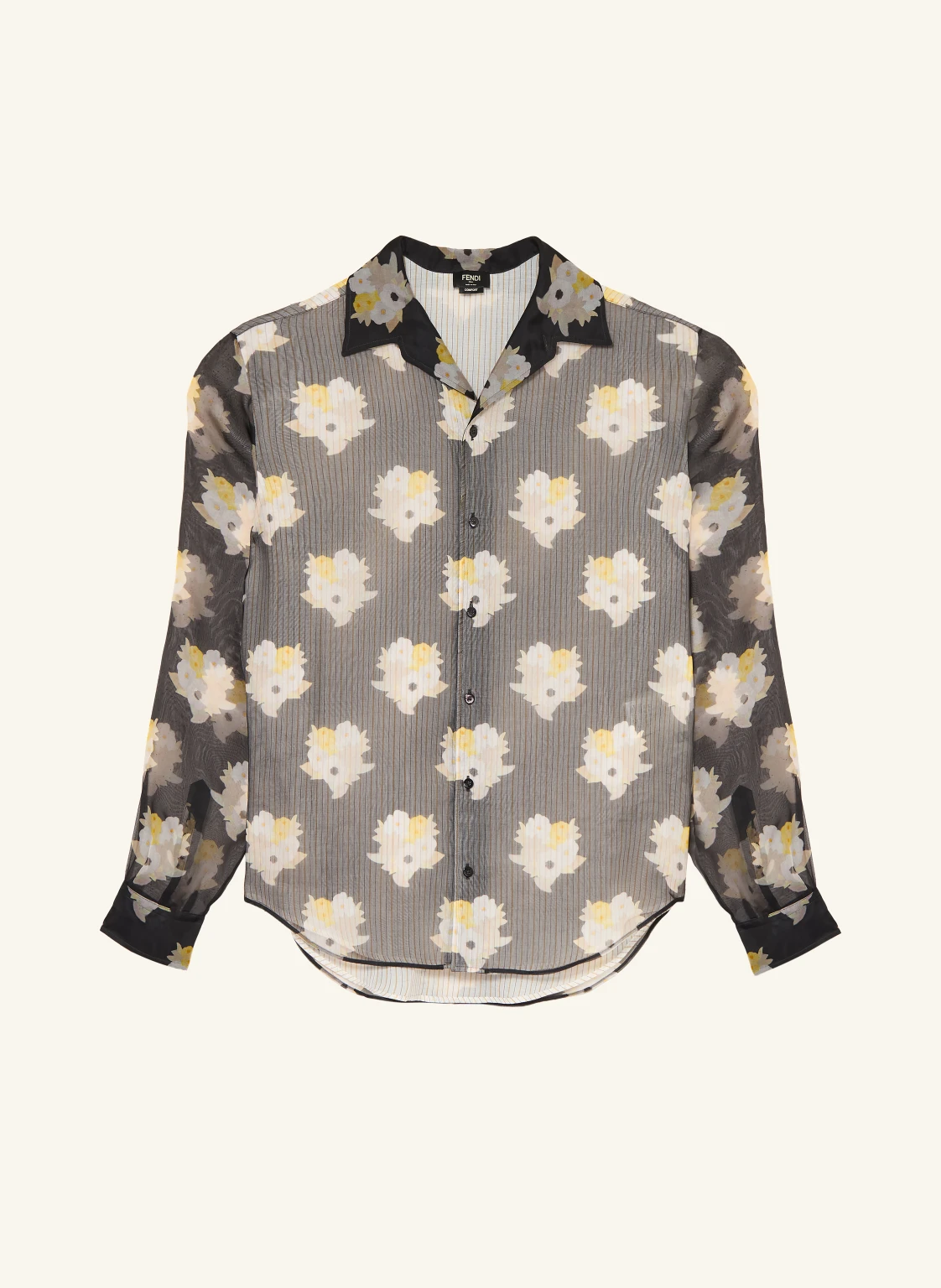 FENDI Seidenhemd Comfort Fit