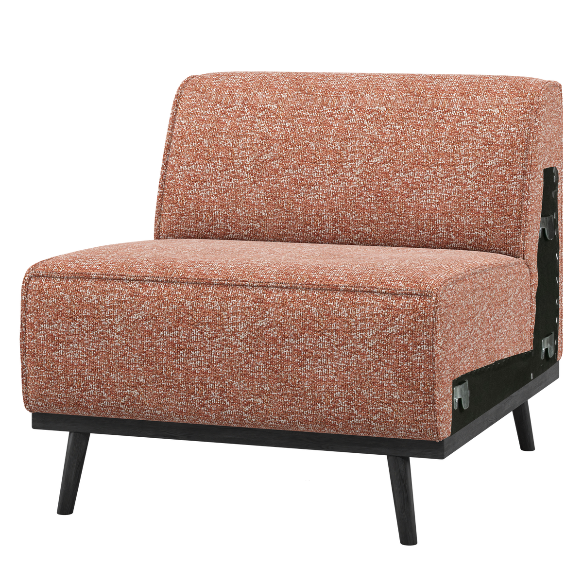 WOOOD 1-zits element bank Statement - Polyester - Terra Melange - 77x79x93