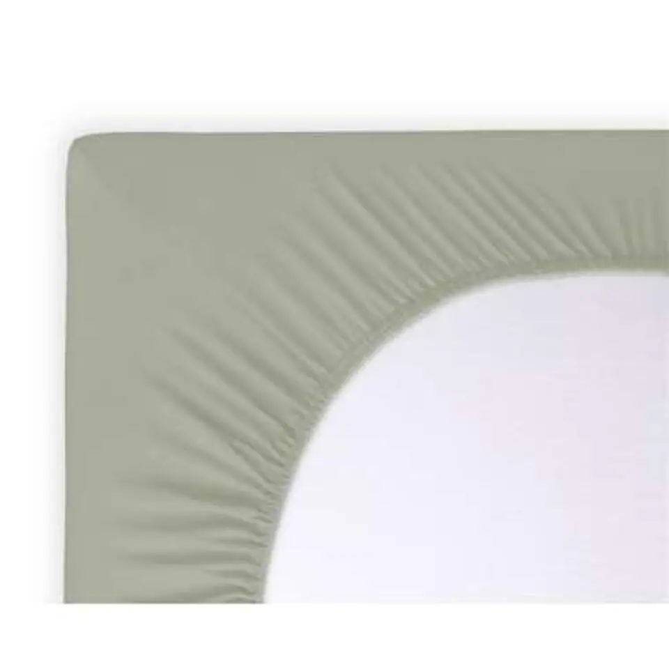 Byrklund - Hoeslaken Jersey - 160x200 cm - Grijsgroen