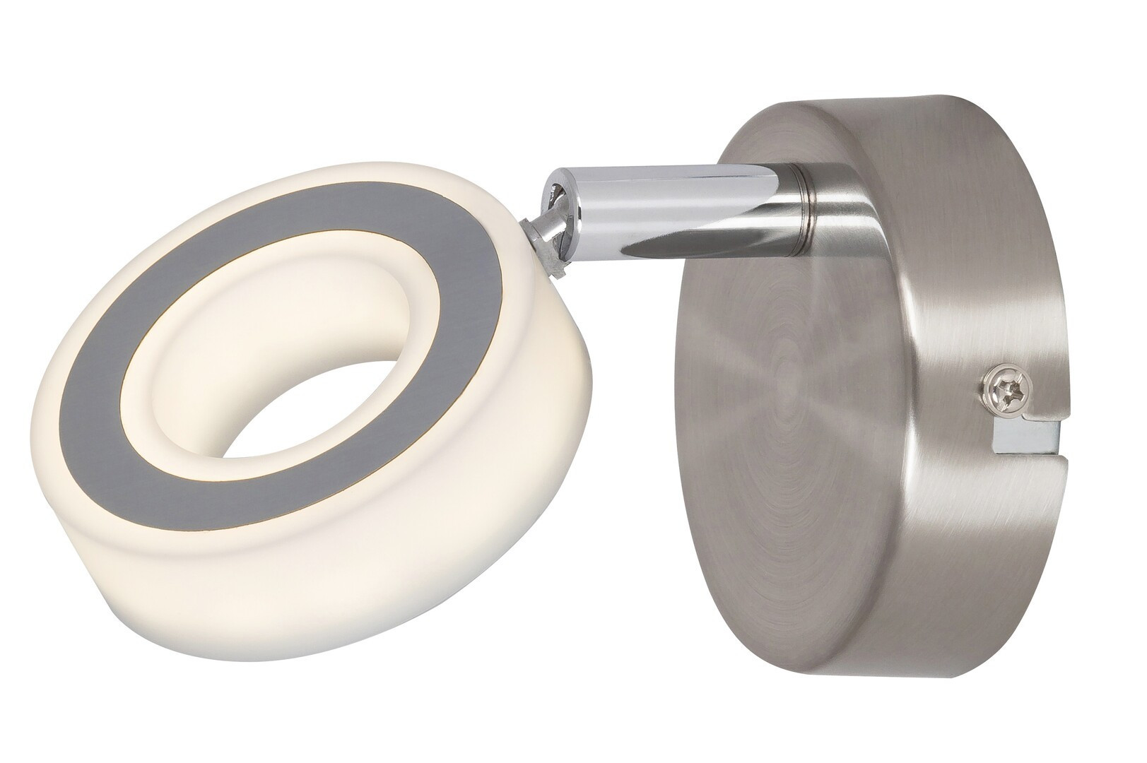 Kinkiet Zorasrebrny LED 1x4.5W 400lm wym:12x8x8cm IP20 Rabalux