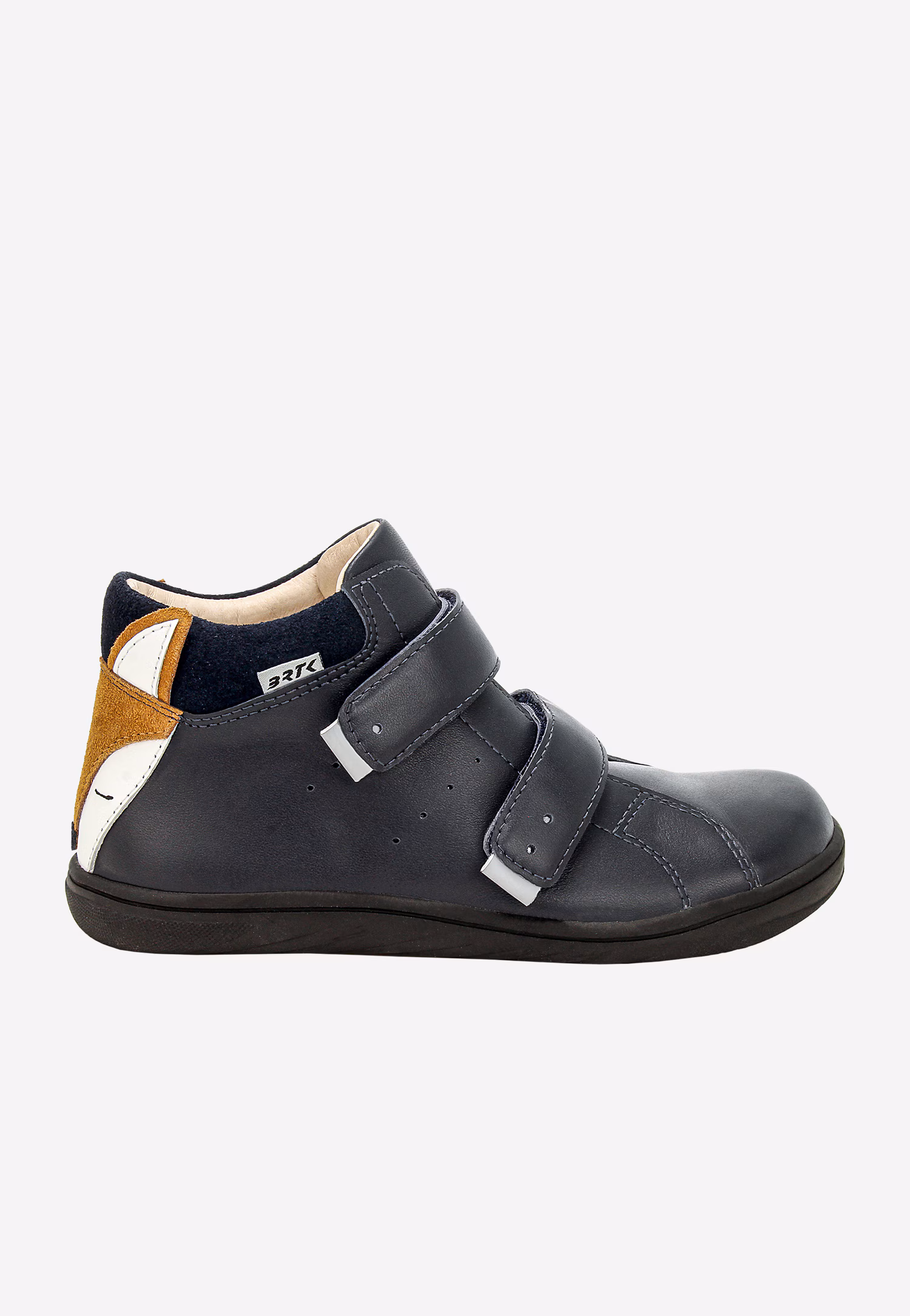 Granatowe trzewiki barefoot z liskiem BARTEK 86318-66