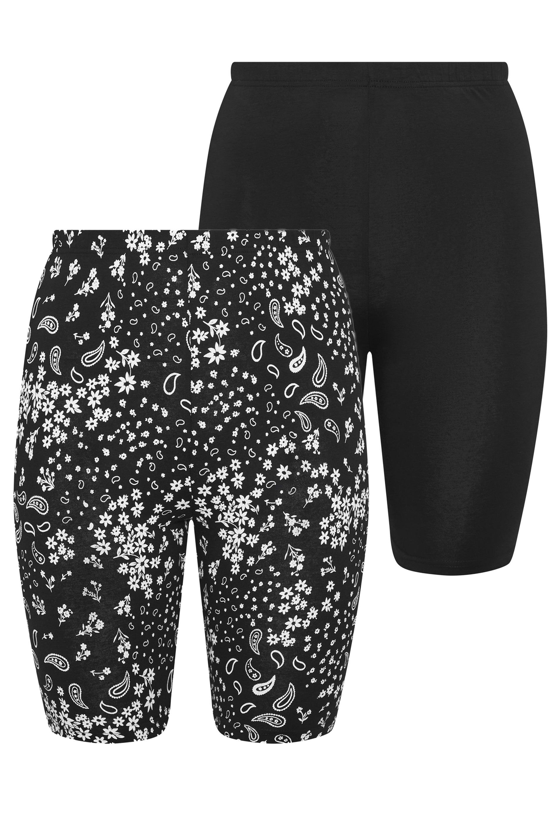 Yours 2 Pack Printed Cycling Shorts