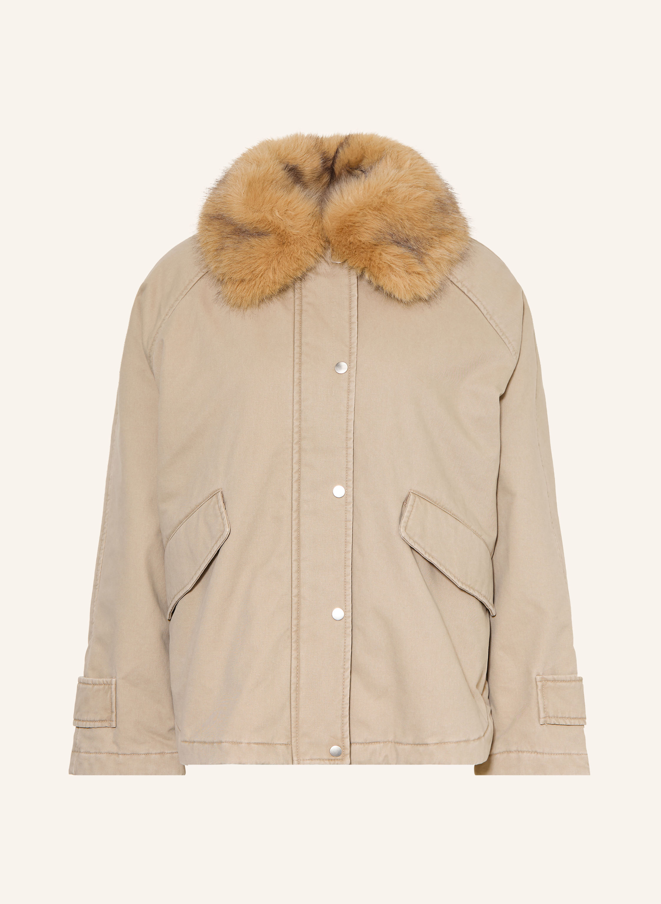 Marc O'Polo Parka mit abnehmbarem Kunstfell-Kragen