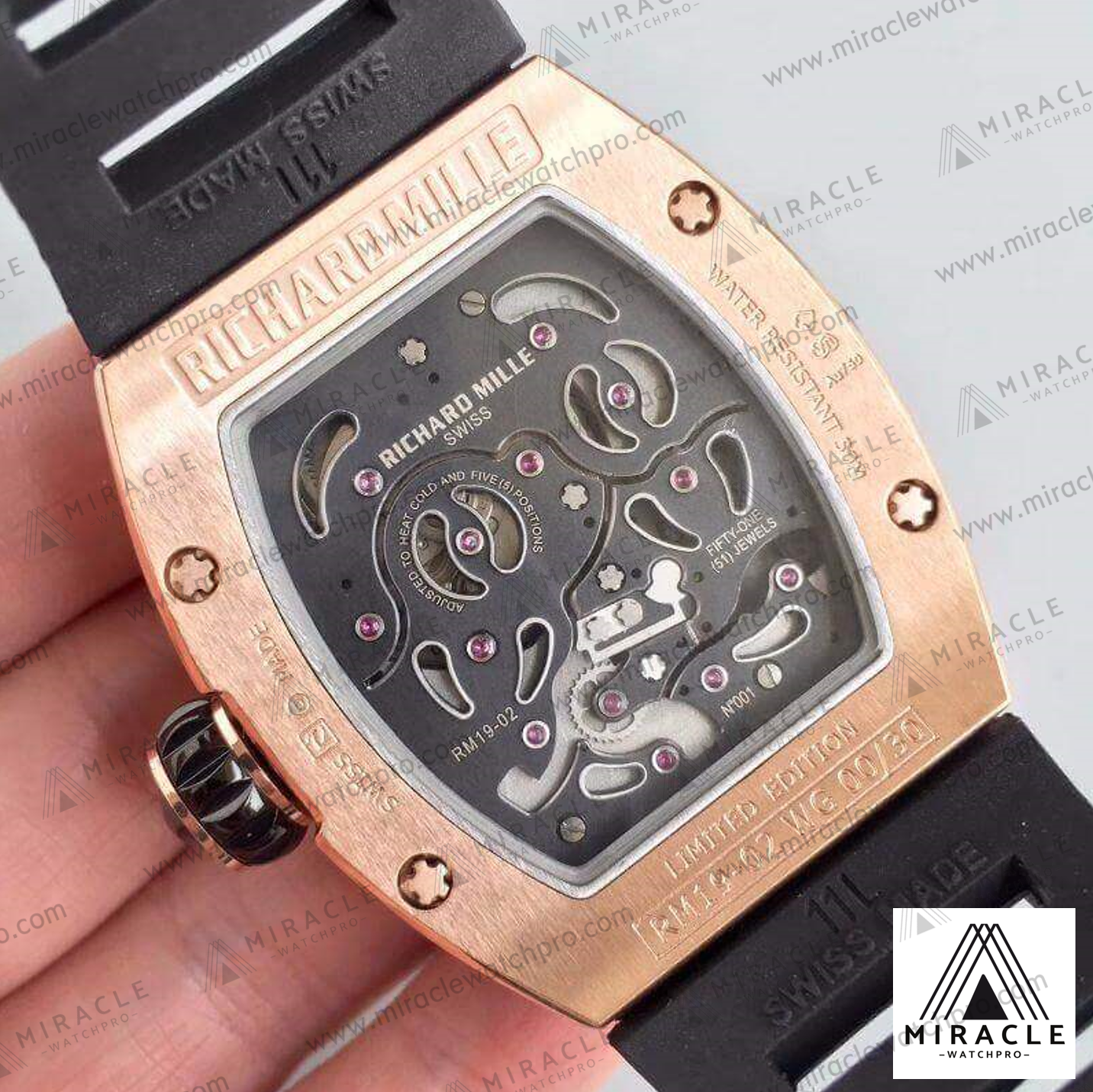 Replica Watch-RICHARD MILLE-ref.RM19-02-Elite Clone-42mmx51mm