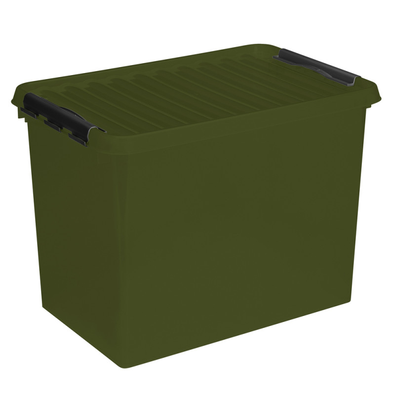 Box de rangement Q-Line vert et noir 72 L SUNWARE