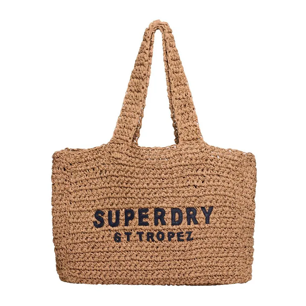Superdry Crochet City tote bag