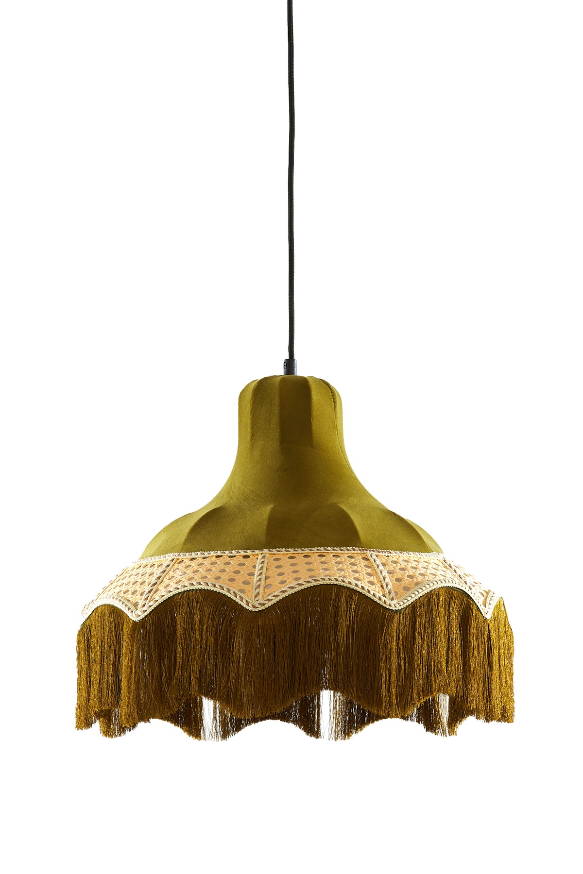 Light & Living hanglamp MIZIA - groen - Ø40x35.5cm