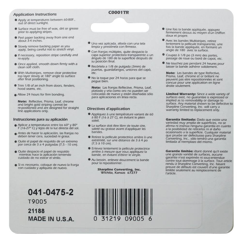 Trimbrite Blackout Tape, 1-3/8-in x 20-ft