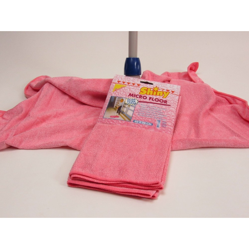 Torchon en microfibres Micro floor rose 60 x 70 cm