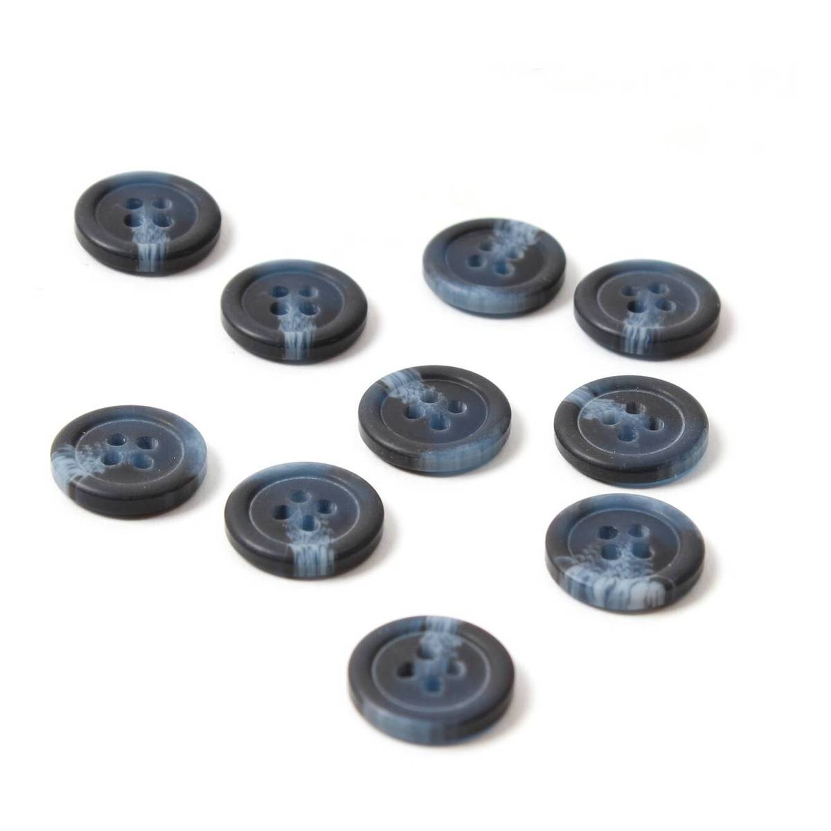 Hemline Assorted Basic Knitwear Button 10 Pack