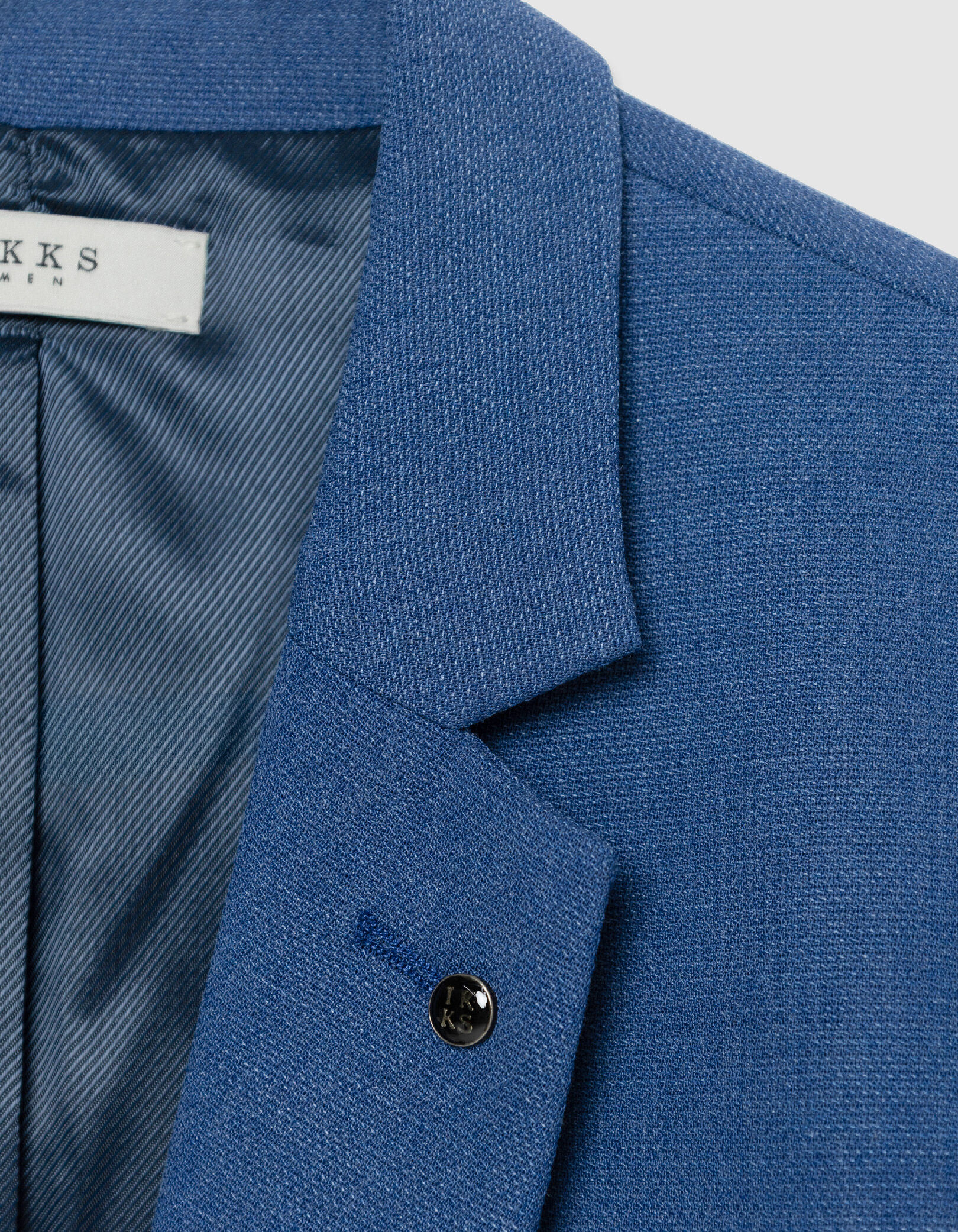 Veste de costume bleu indigo Homme