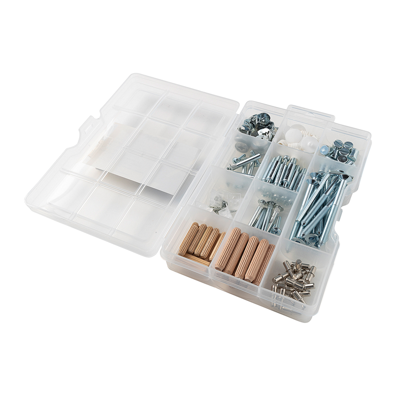 Set d'accessoires pour assemblage de meuble 125 pièces MACK