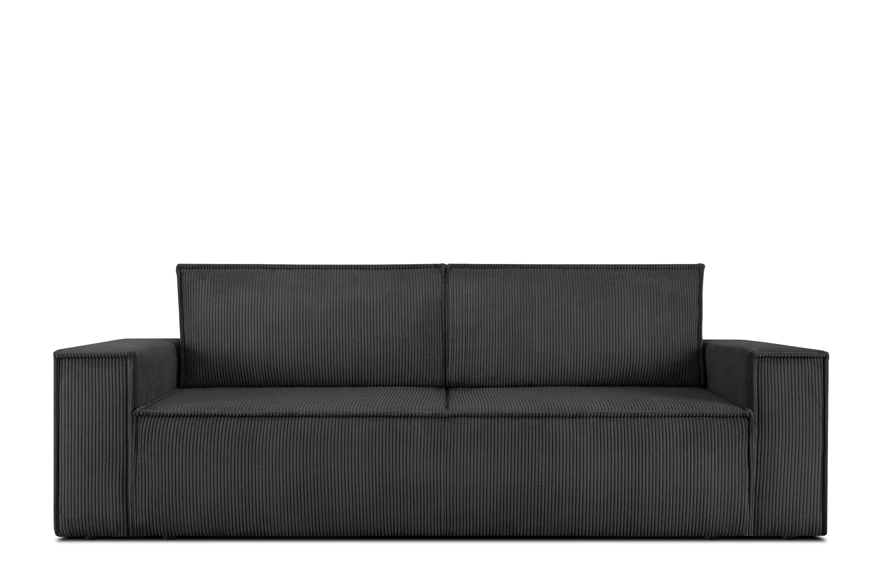 KONSIMO NAPI Sofa 3-osobowa z pojemnikiem,ciemnoszary