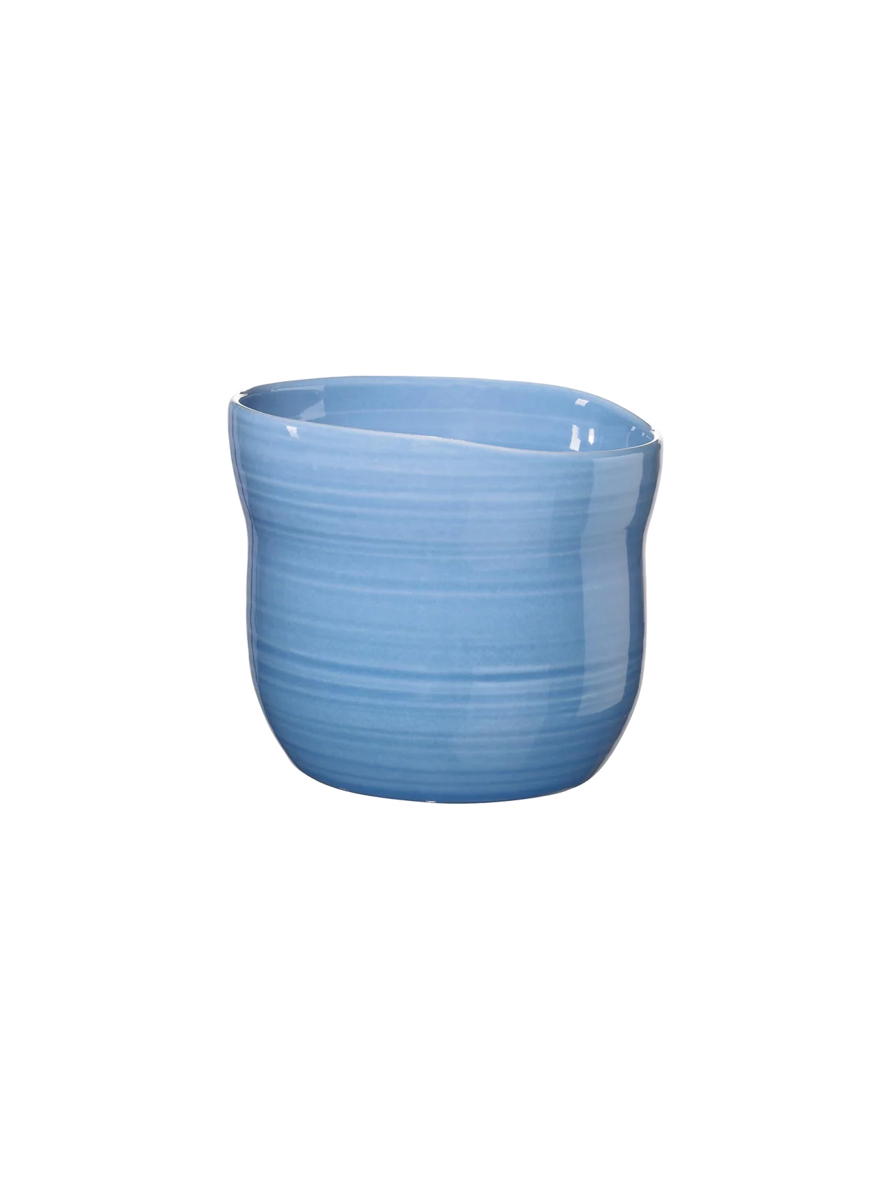 becher, solid blau