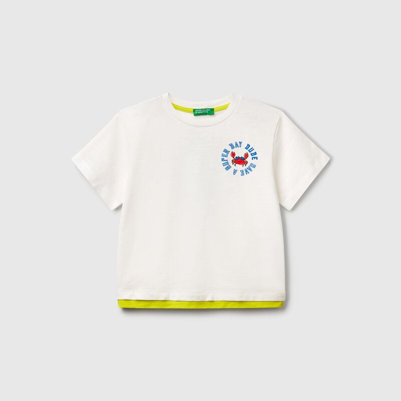 Oversized t-shirt in lightweight cotton