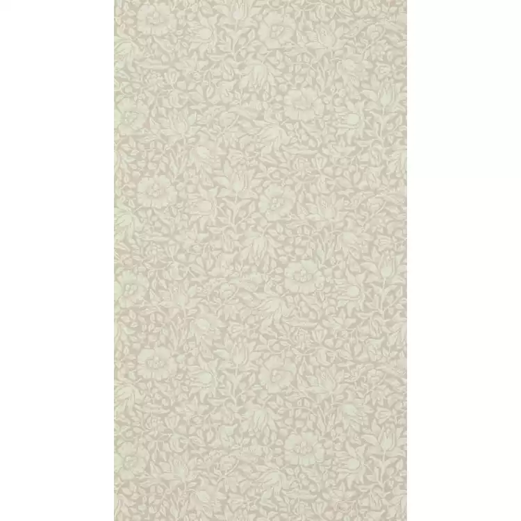 Morris & Co. Mallow Pink Floral Wallpaper