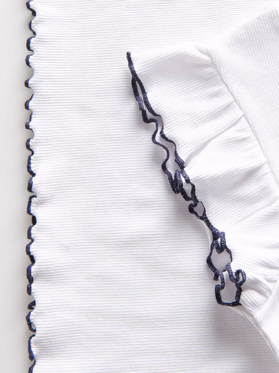 Rib Knit T-Shirt