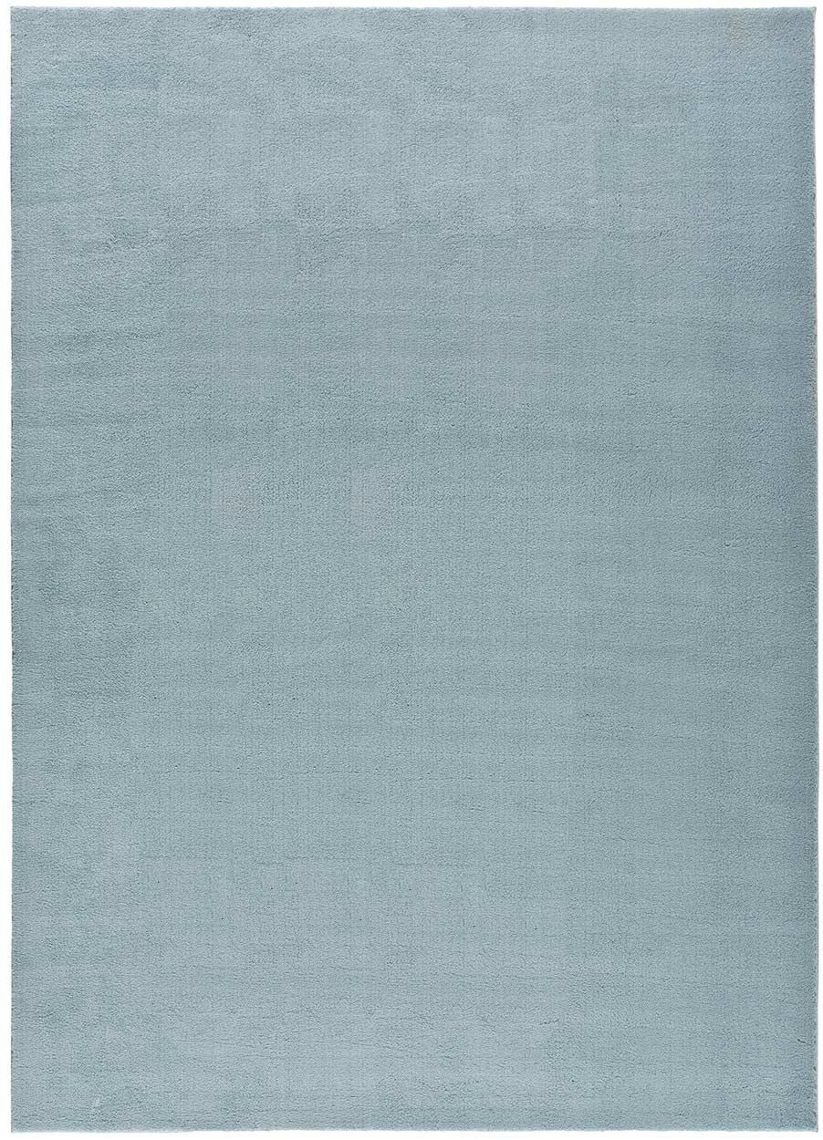 LOFT - Tapis uni lavable bleu, 60X120 cm