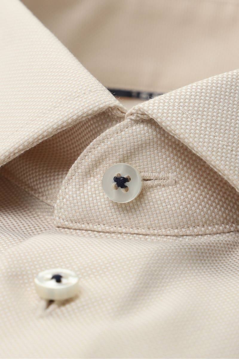 ETERNA 1863 Slim Fit Hemd champagner, Strukturiert