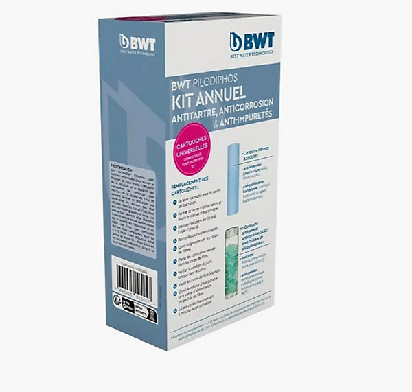 Kit annuel antitarte BWT Pilodiphos compatible avec tous les filtres 10