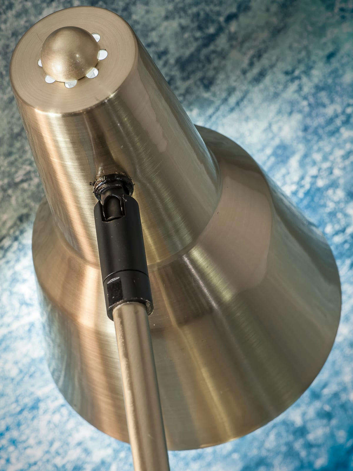 VALENCIA - Lampe de table en fer doré H44cm