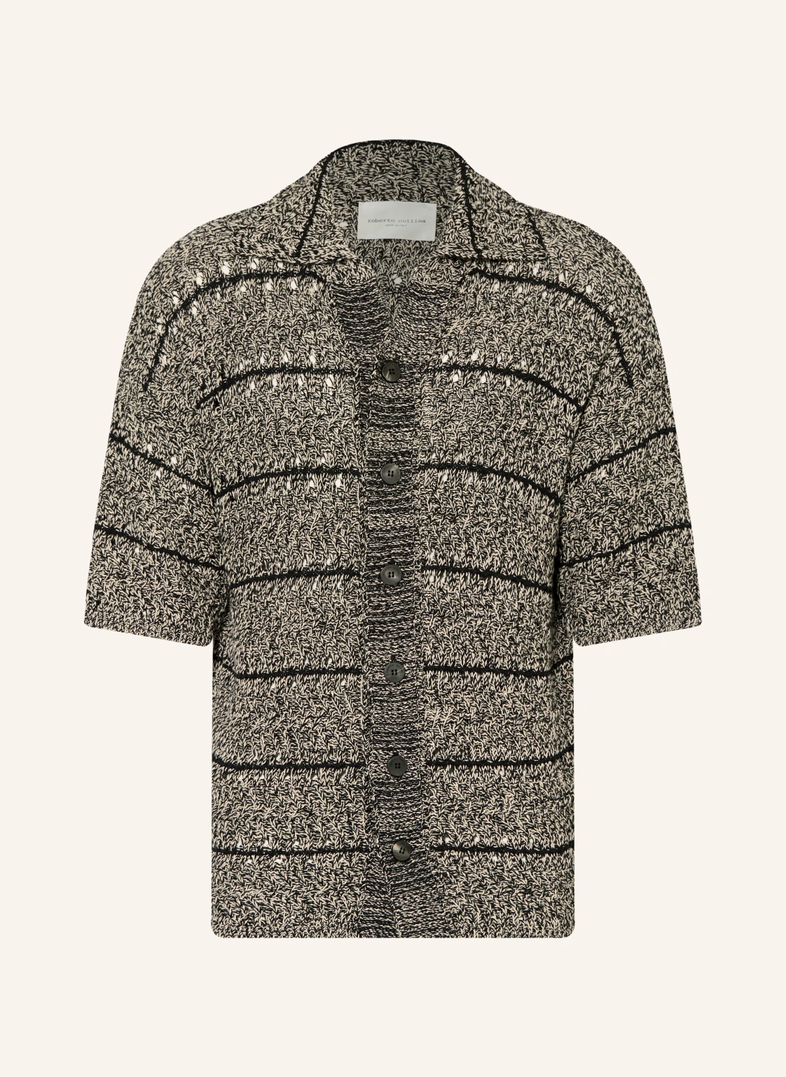 roberto collina Strickhemd Comfort Fit