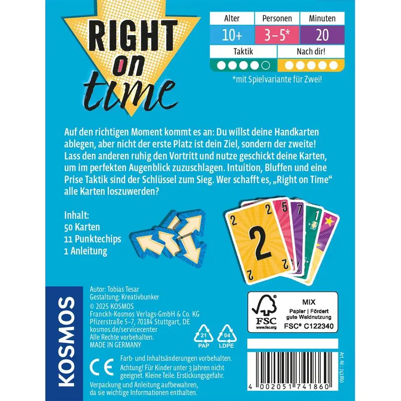 Kartenspiel Set bestehend aus verschiedenen Artikeln Die drei !!!