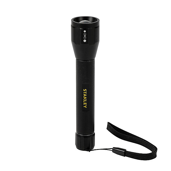 Lampe torche LED 150 lumens Stanley SL‑65425 autonomie 2h fonctionne avec 2 piles AA (LR6)