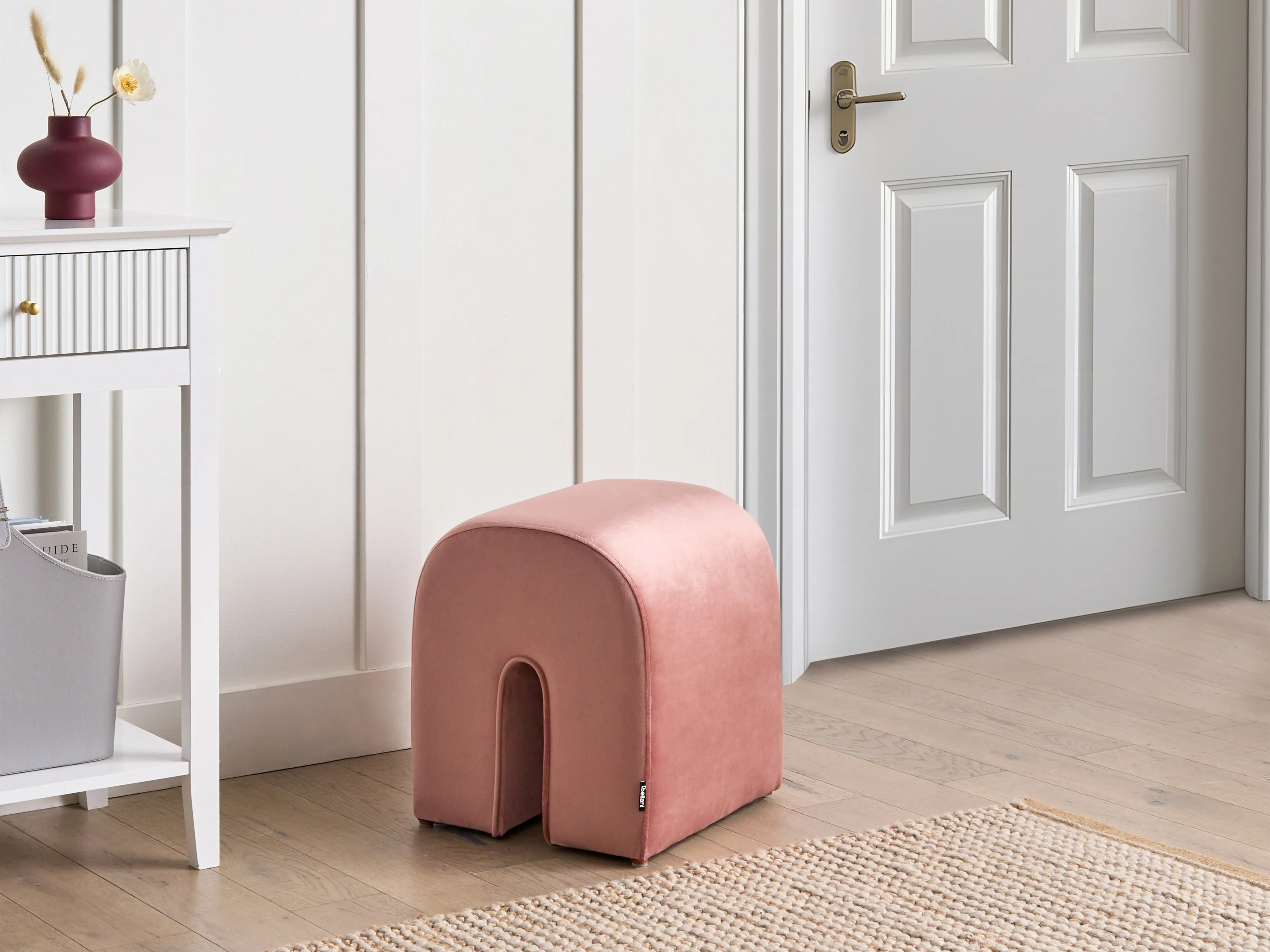 Pouffe MODOC Velvet Pink