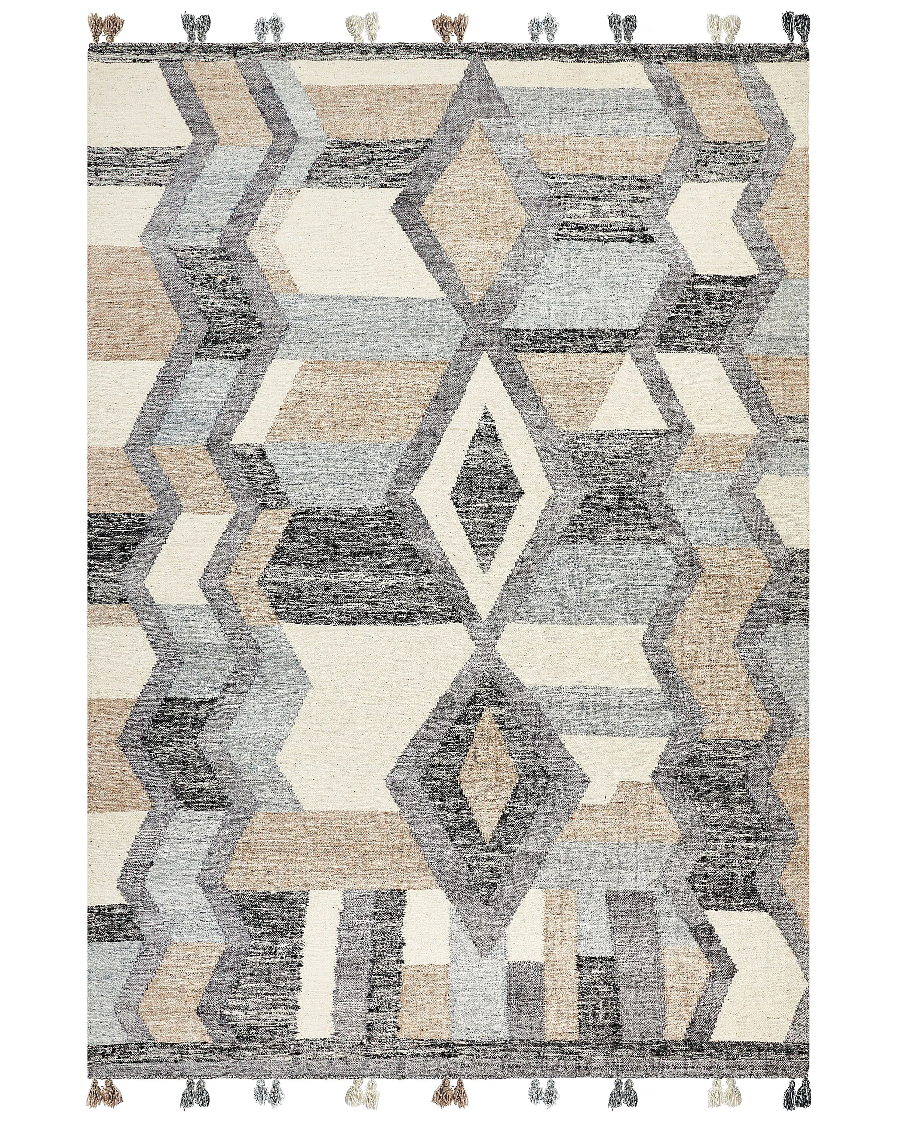 Rug AYGEZARD Multicolour 160 x 230 cm Wool Kilim