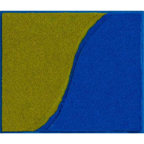 Badematte »Manta«, BxL: 50 x 60 cm, blau, aus 100% Polyacryl