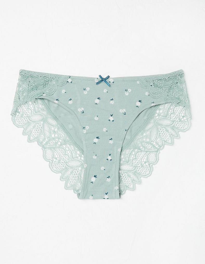 Daisy Print Cheeky Briefs