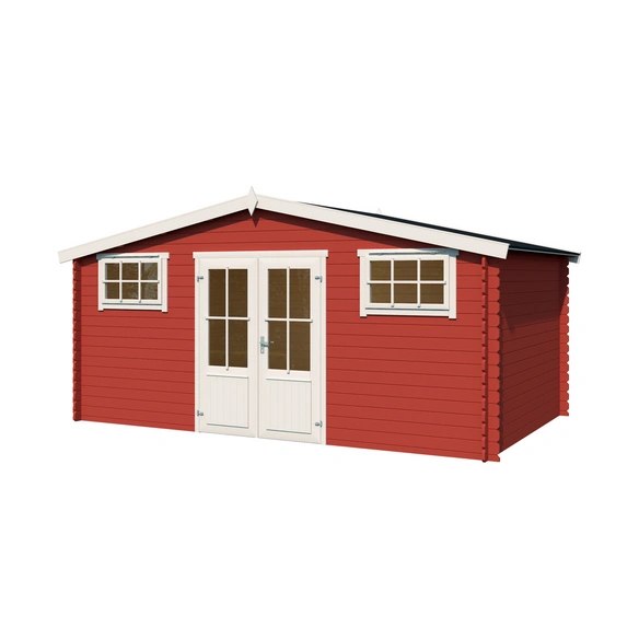 Gartenhaus »Washington«, BxHxT: 518,6 x 245,1 x 396 cm (Außenmaße inkl. Dachüberstand), Holz