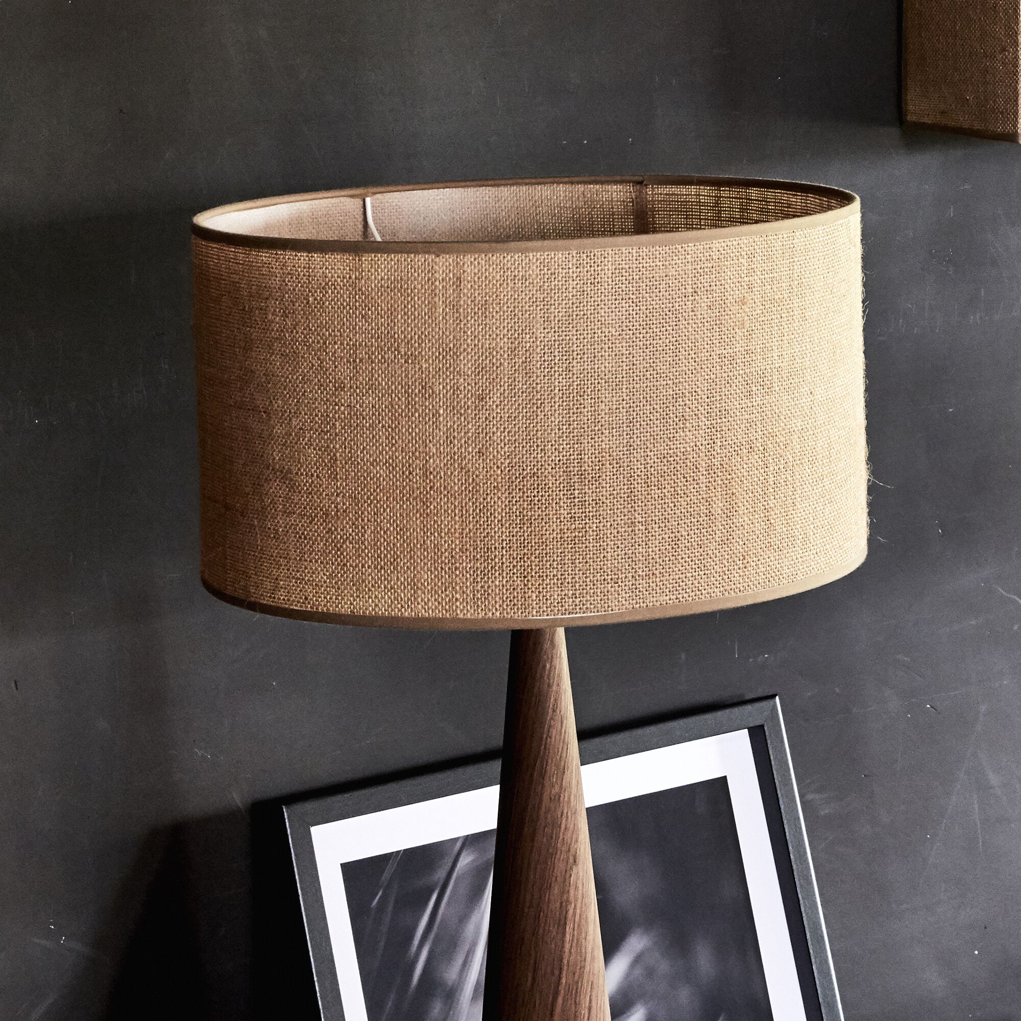 ANDEL - Abat-jour cylindrique en jute D35cm - naturel