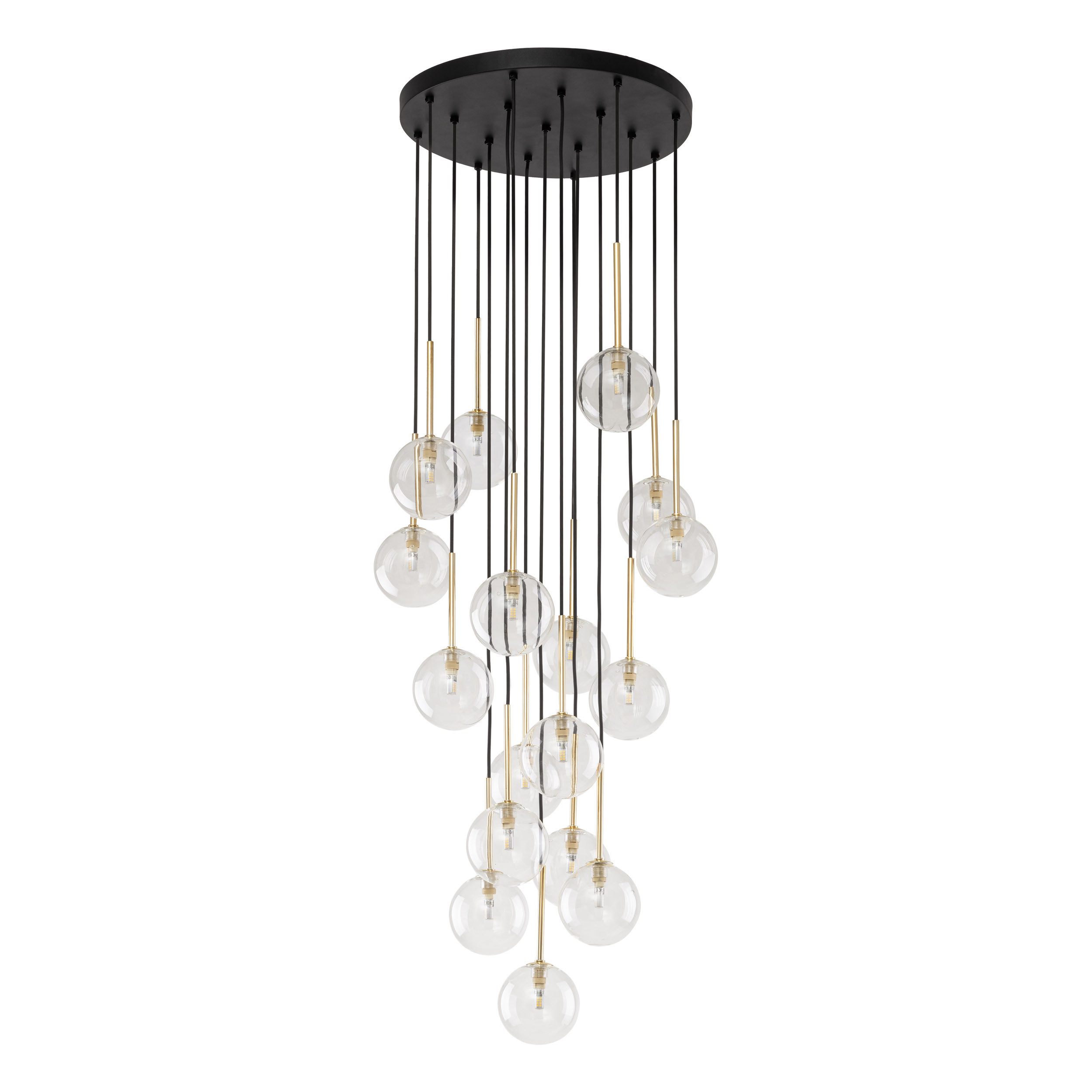 Nilos black gold lampa wisząca 17