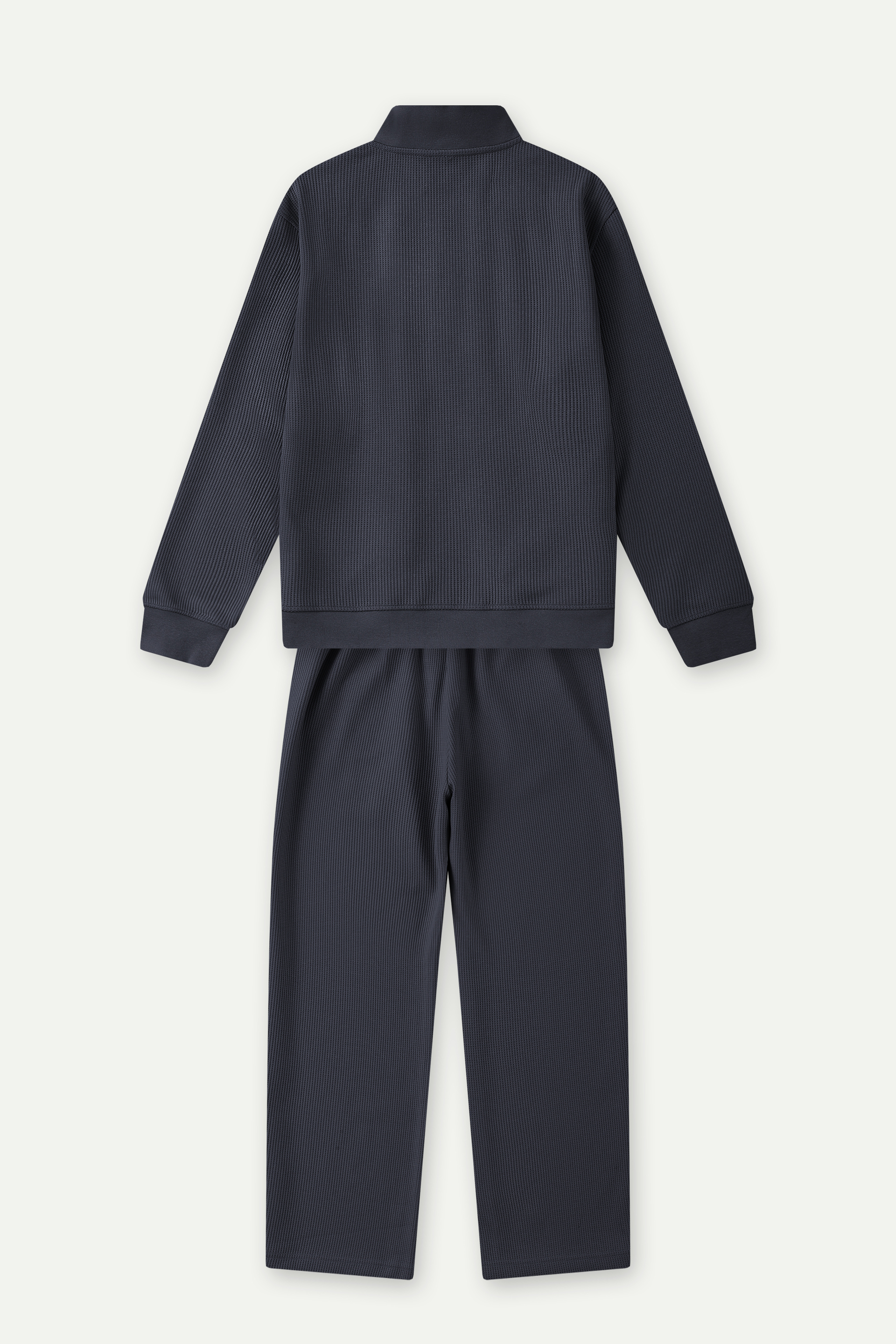 Ribbed Full-Zip Lounge Set