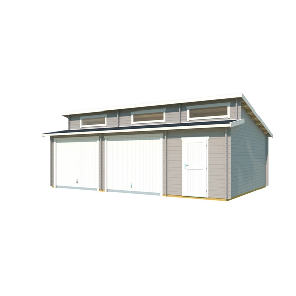 Blockgarage »Hawaii«, BxT: 820 x 579,6 cm (Außenmaß), Holz