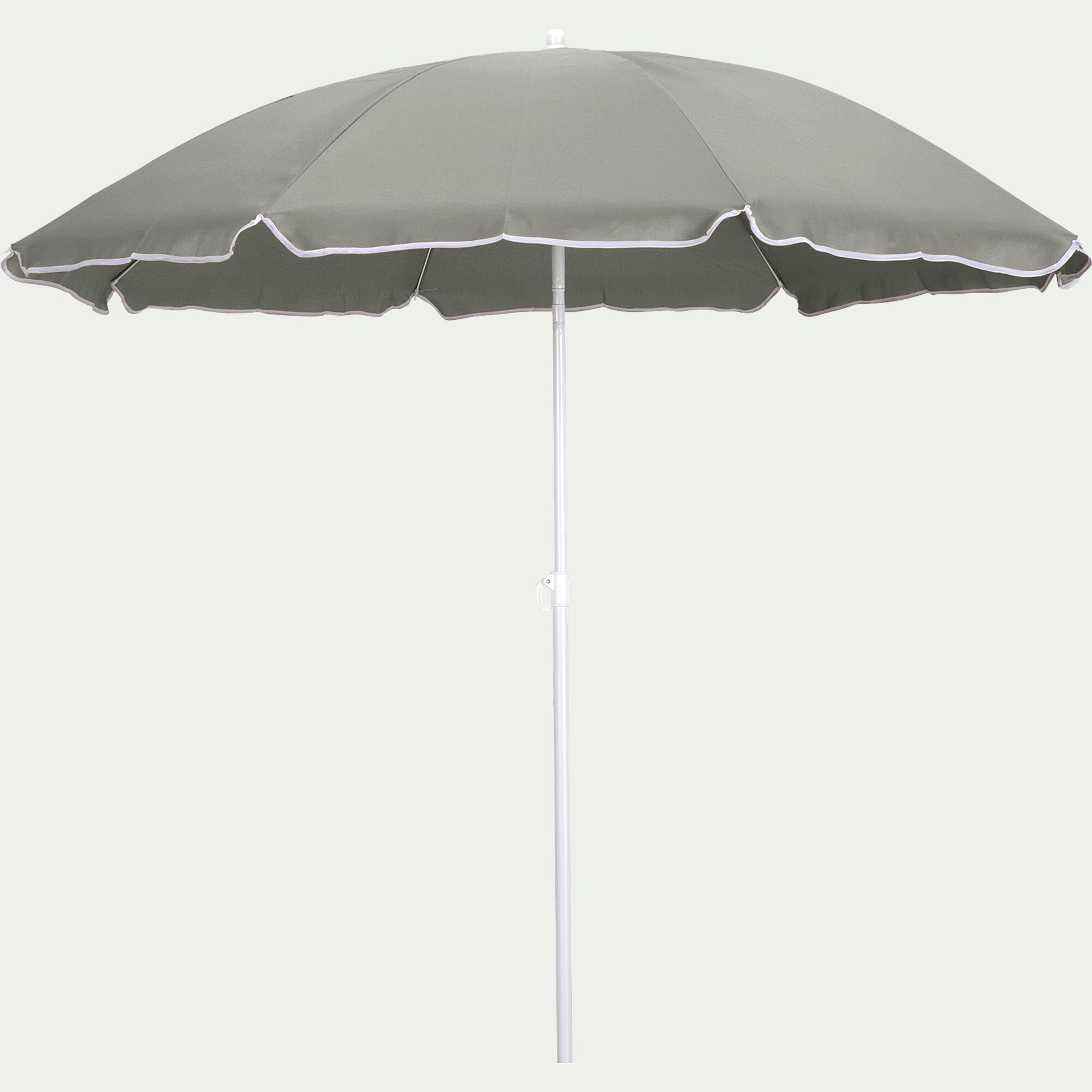 GASSIN - Parasol de plage - vert olivier (D180cm)