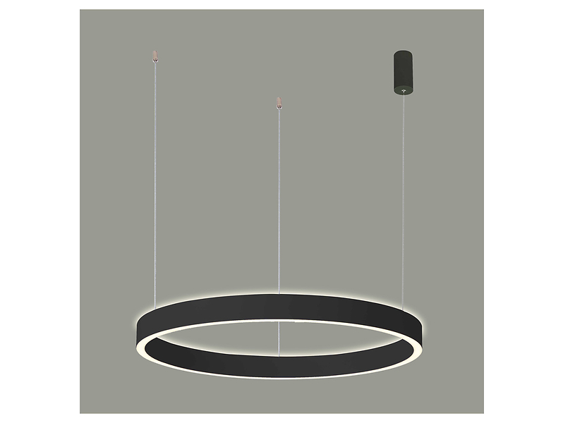 Lampa wisząca Brasco Up Down LED ze zmienną barwą światła czarna