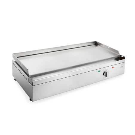 Pack plancha électrique Chef 80 lisse   couvercle - Planet