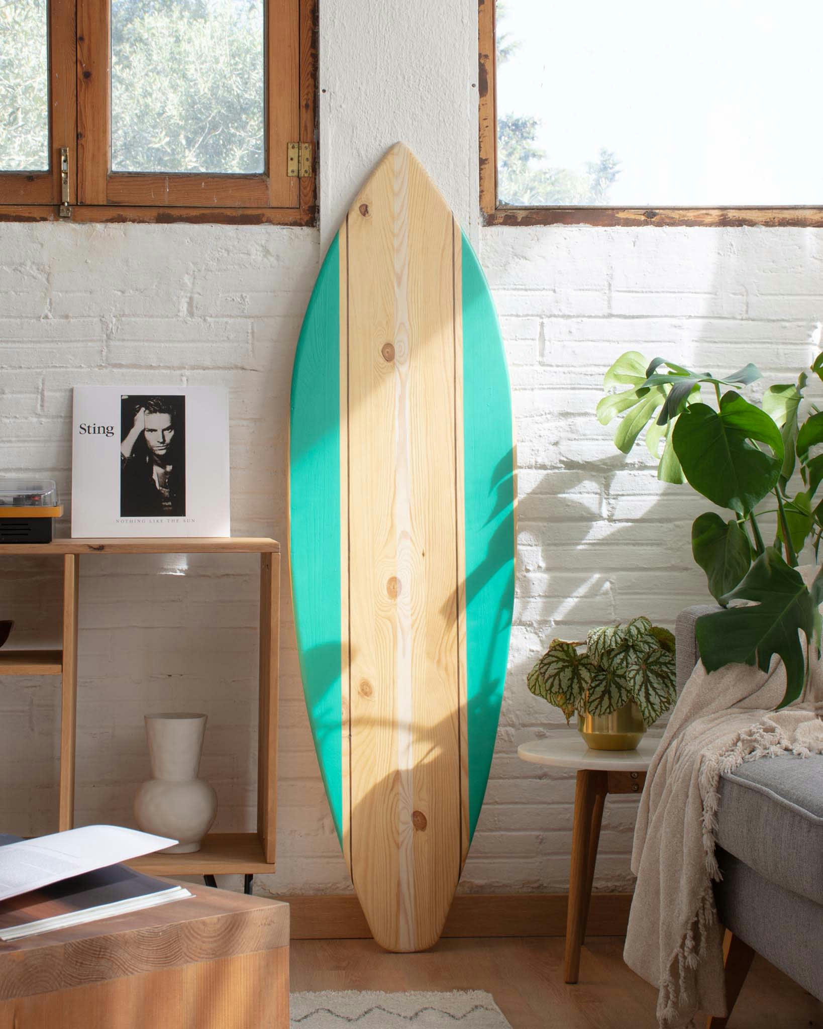 YLENA - Planche de surf décorative multicolore